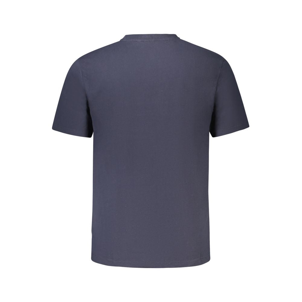 Blue Organic Cotton Men T-Shirt