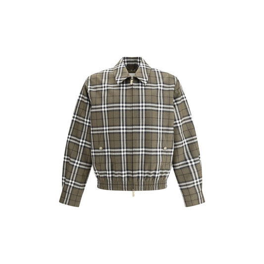 Green Wool Bomber