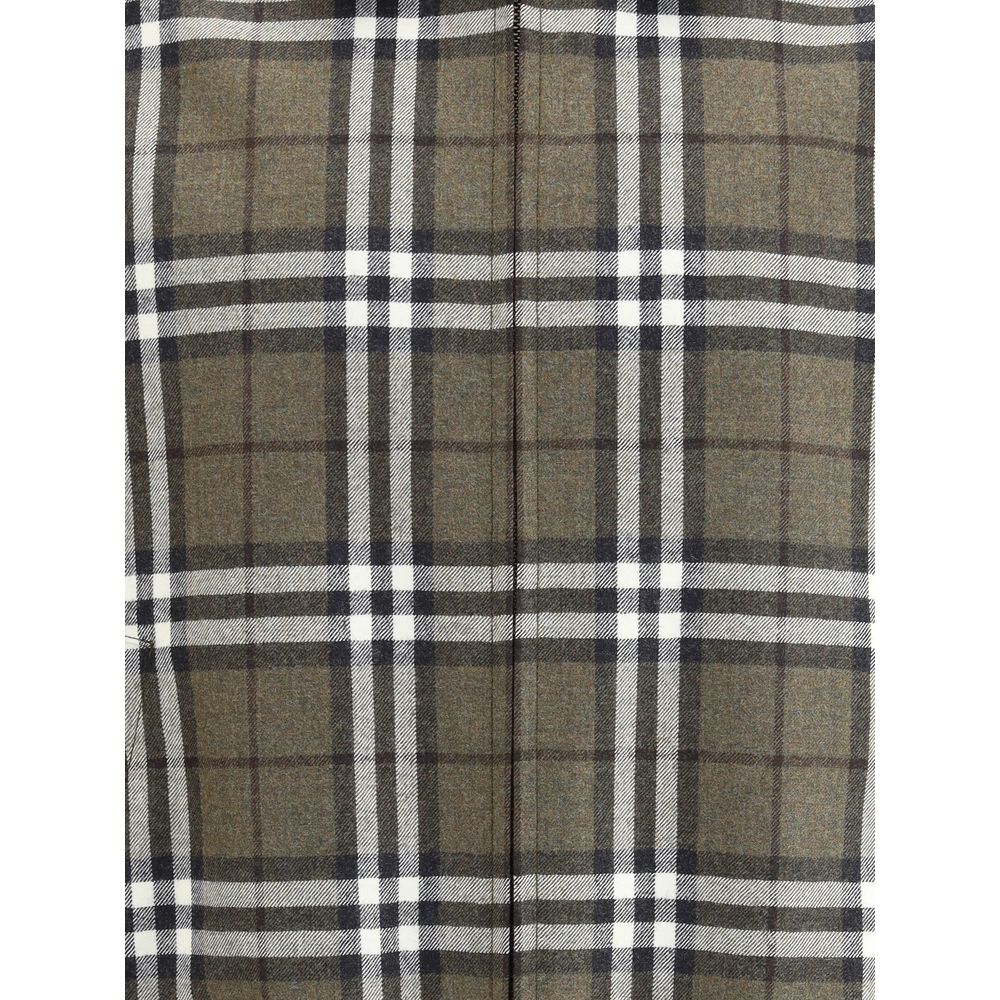 Green Wool Bomber