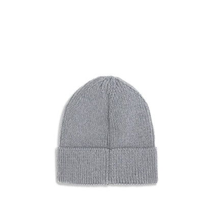 Gray Marabou Beanie