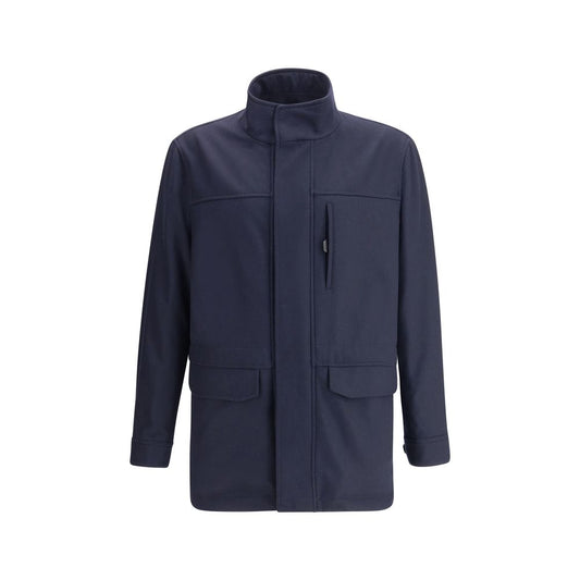 Blue Cashmere Coat