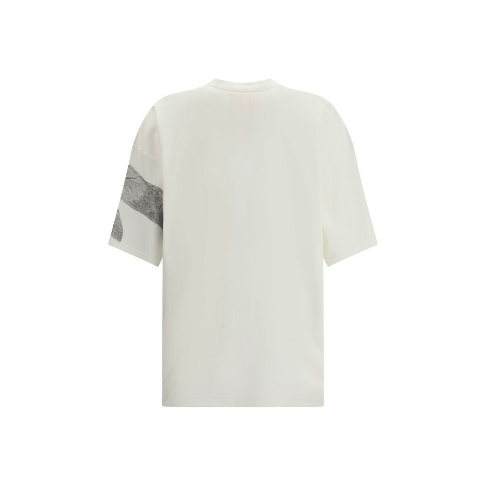 Cream Cotton T-Shirt