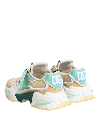 Multicolor Leather Airmaster Low Top Sneakers Shoes