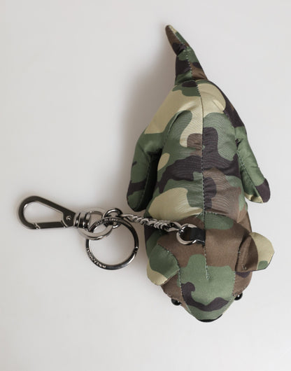 Camouflage Multicolor Animal Silhouette Keychain Keyring