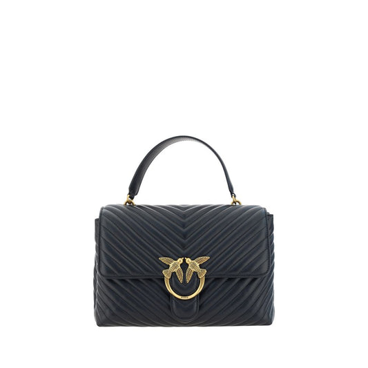 Black Calf Leather Bos Taurus Handbag