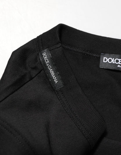 Black Cotton Sleeveless Underwear Men Tank Top