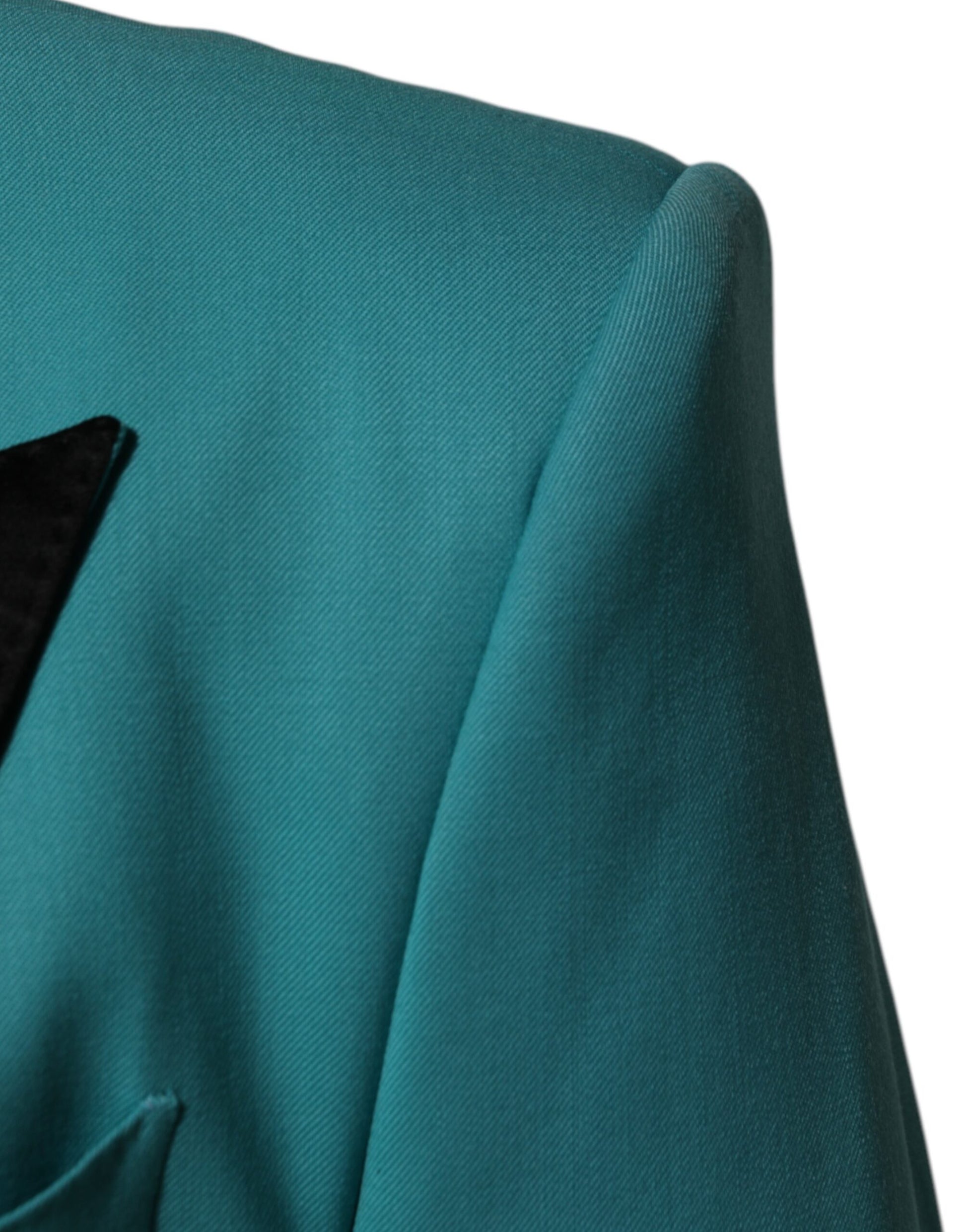 Cyan 3 Piece Wool Silk Blend Suit SICILIA