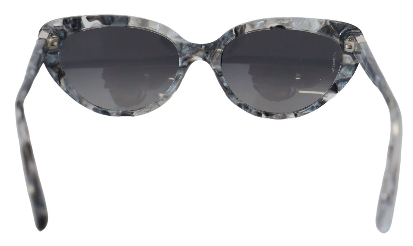 DG4194 Gray Acetate Logo Plaque Cat Eye Lens Sunglasses