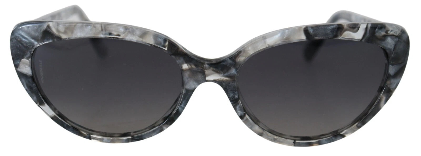 DG4194 Gray Acetate Logo Plaque Cat Eye Lens Sunglasses