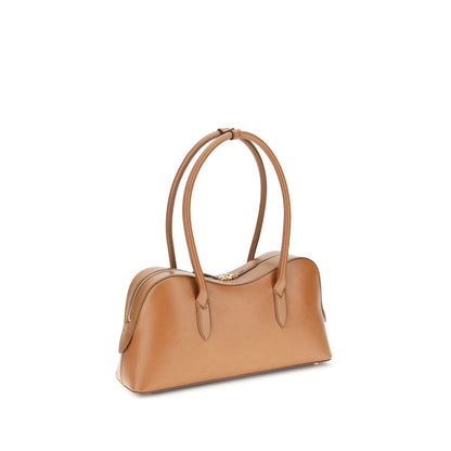 Beige Nylon Shoulder Bag
