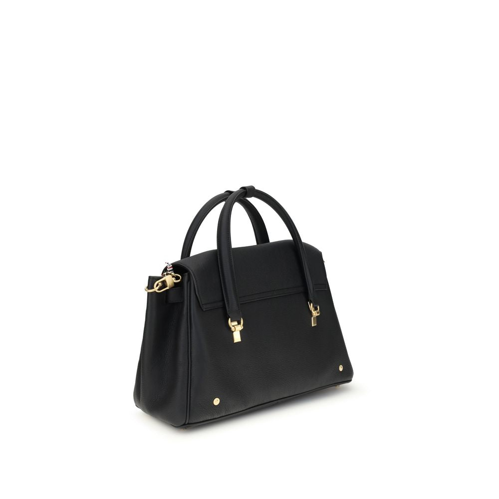 Black Calf Leather Bos Taurus Handbag