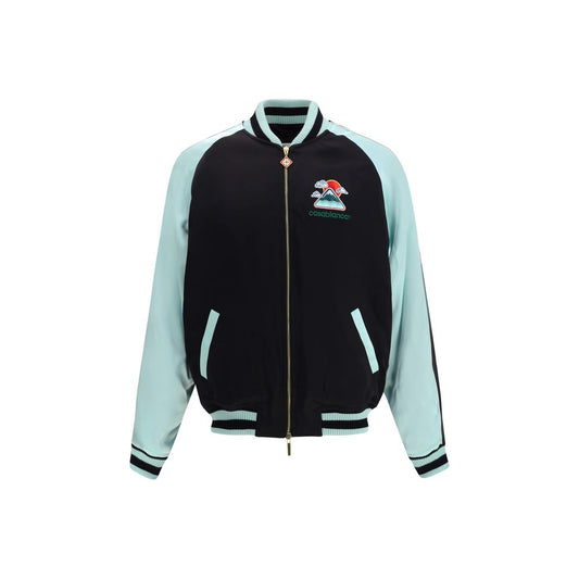 Black Viscose Bomber