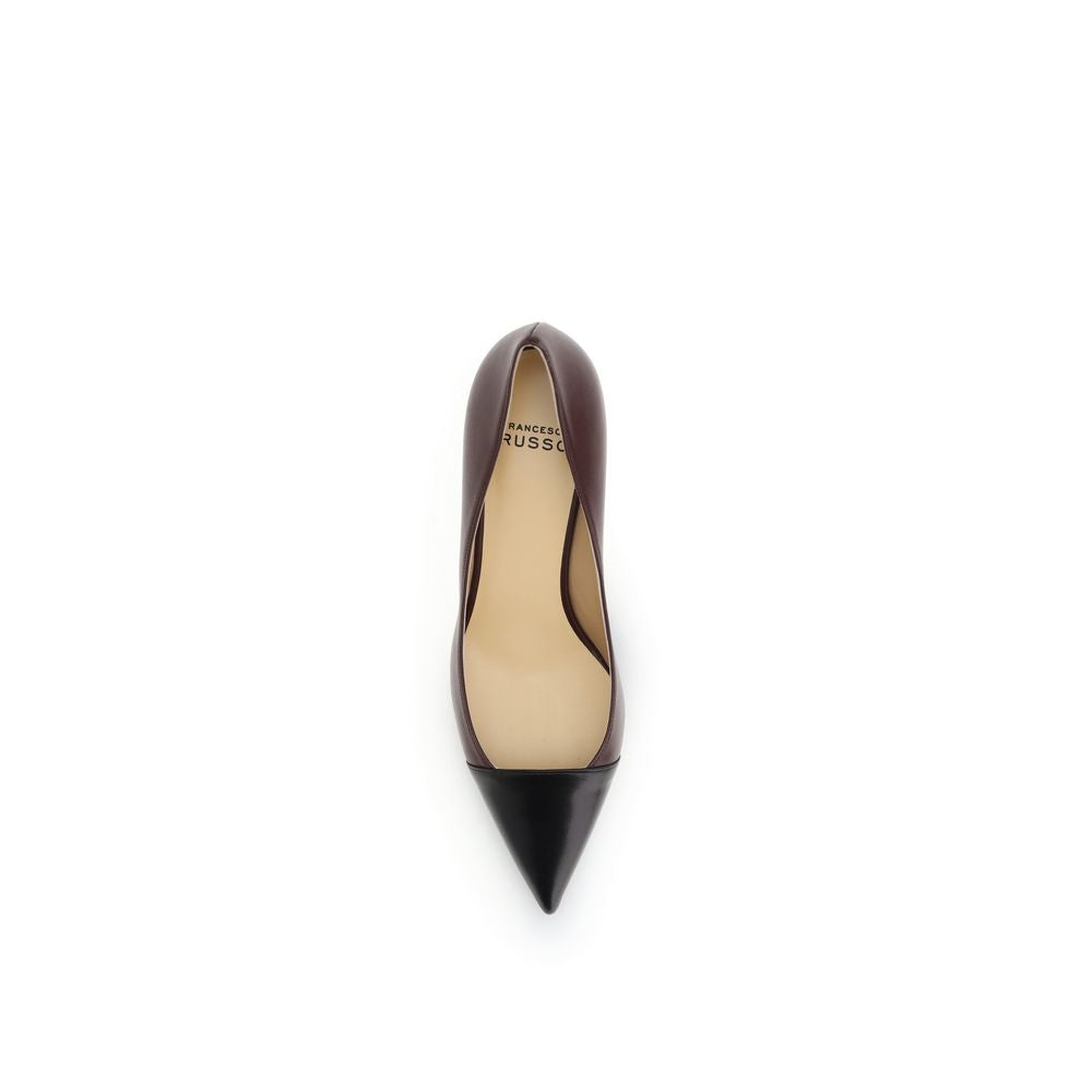 Multicolor Calf Leather Bos Taurus Mid Heel Pumps