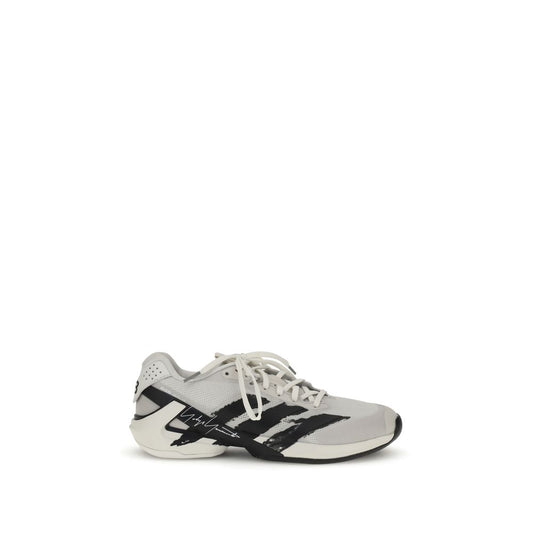 White Fabric Athletic Sneakers