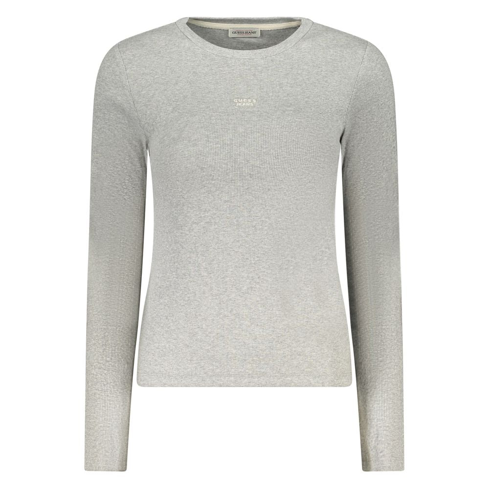 Gray Cotton Women's T-Shirt