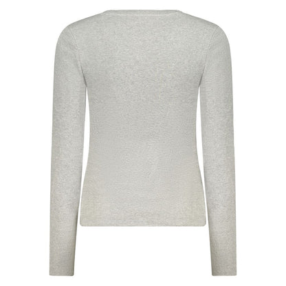 Gray Cotton Women's T-Shirt