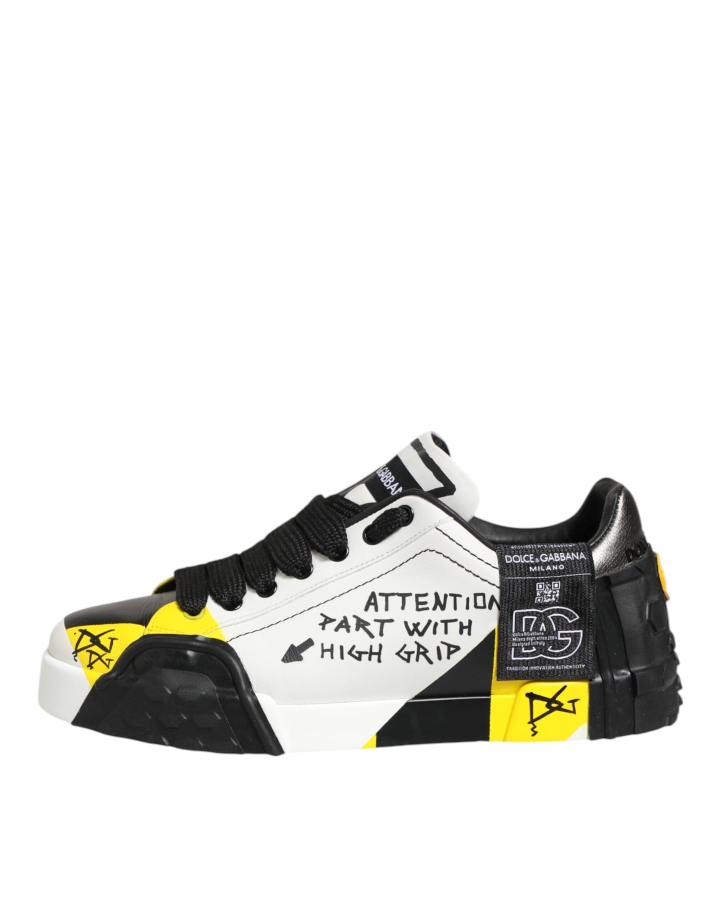 Multicolor Lettering Portofino Sneakers Shoes