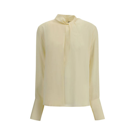 Cream Silk Blouse