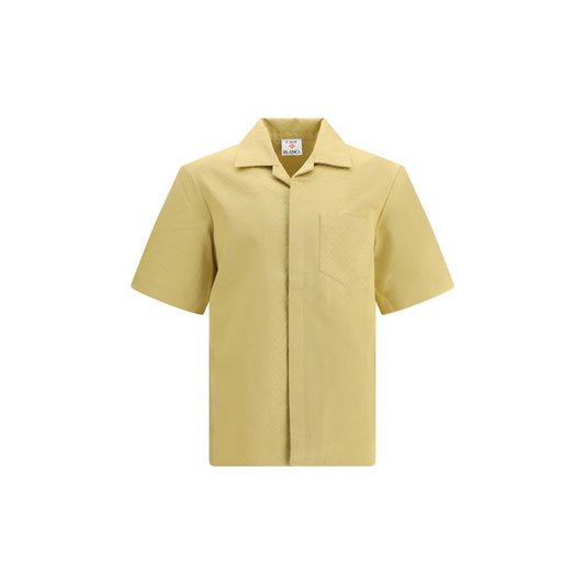 Cream Cotton Shortsleeve Shirt