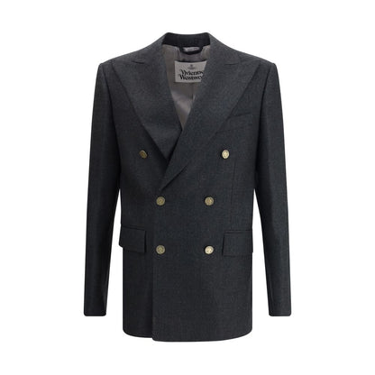 Bicolor Fleece Wool Suits And Blazer