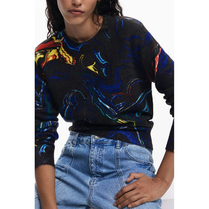 Black Polyamide Women Sweater