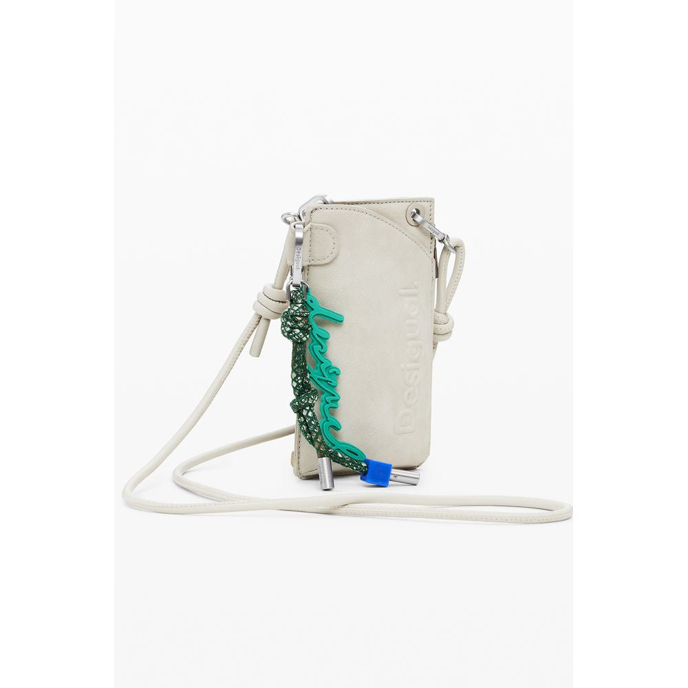 Beige Polyethylene Women Wallet