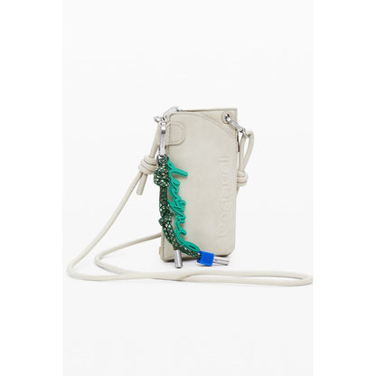Beige Polyethylene Women Wallet