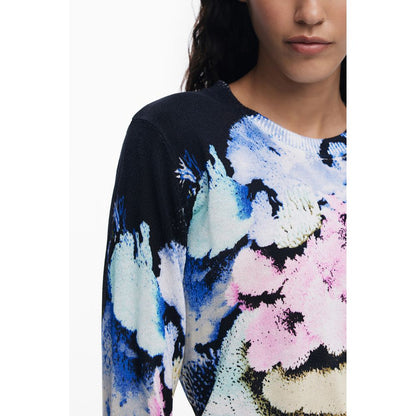 Black Linen Women Sweater
