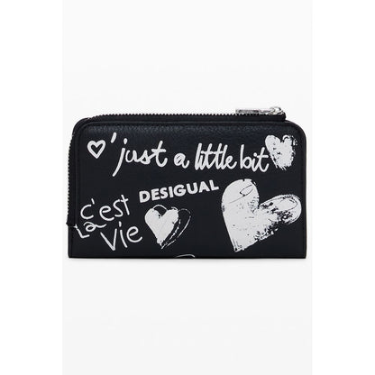 Black Polyethylene Women Wallet
