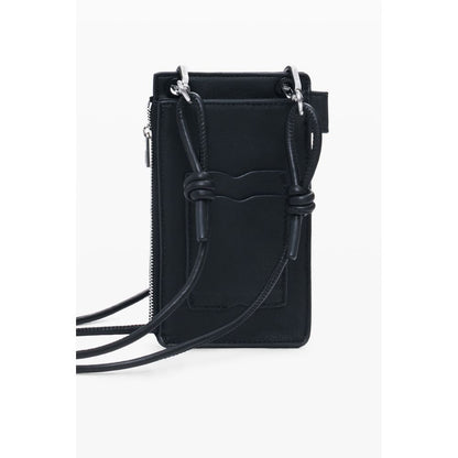 Black Polyethylene Women Wallet