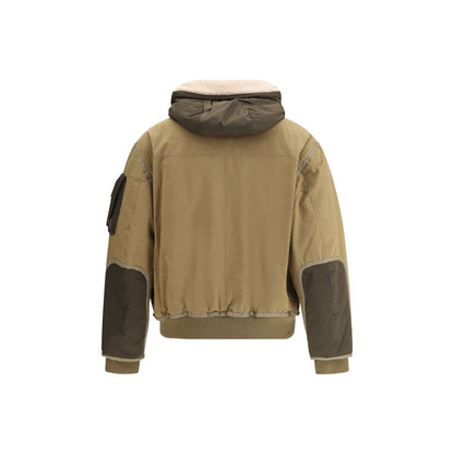 Gold B. bomber Jacket