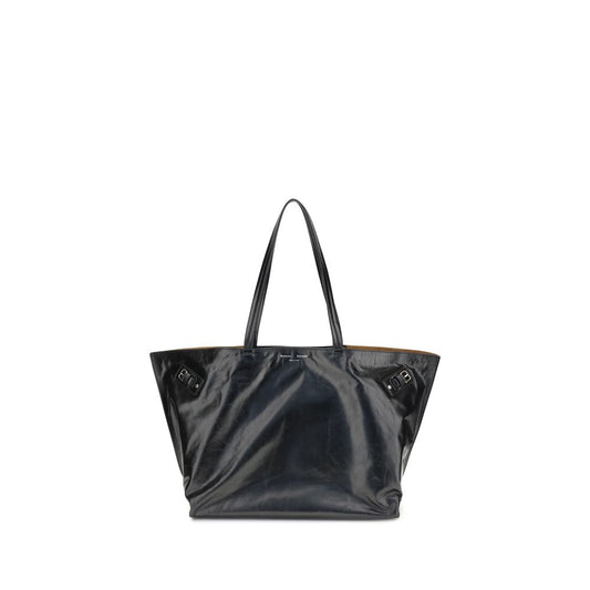 Black Leather Shoulder Bag