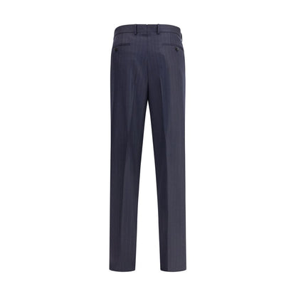 Blue Wool Dress Pants