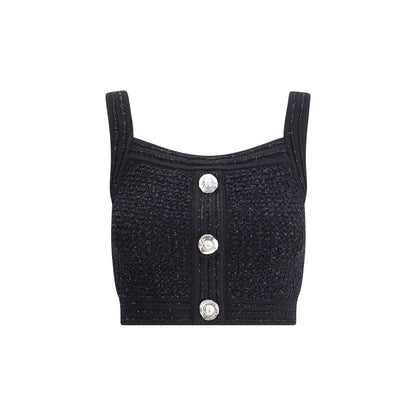 Tweed crop Top