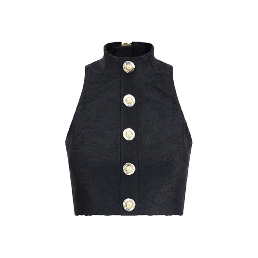 Black Viscose Top