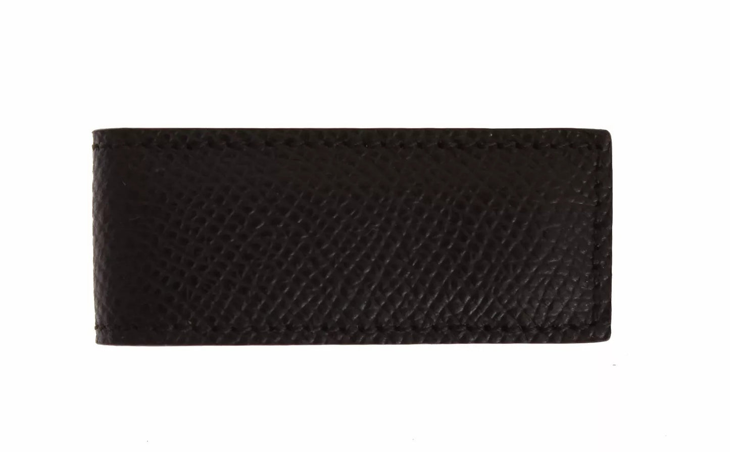 Brown Leather Magnet Mens Money Cash Clip