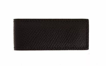 Brown Leather Magnet Mens Money Cash Clip