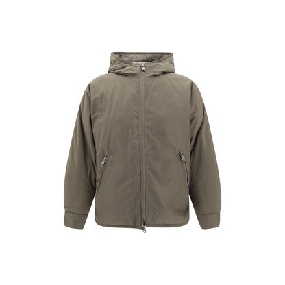 Brown Fleece Wool Coat