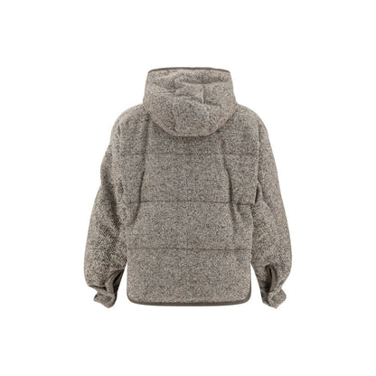 Brown Fleece Wool Coat