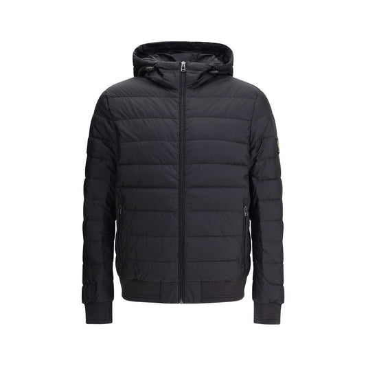 Black Nylon Full-Length Jacket