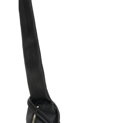Black Recycled Polyester Shoulder Bag