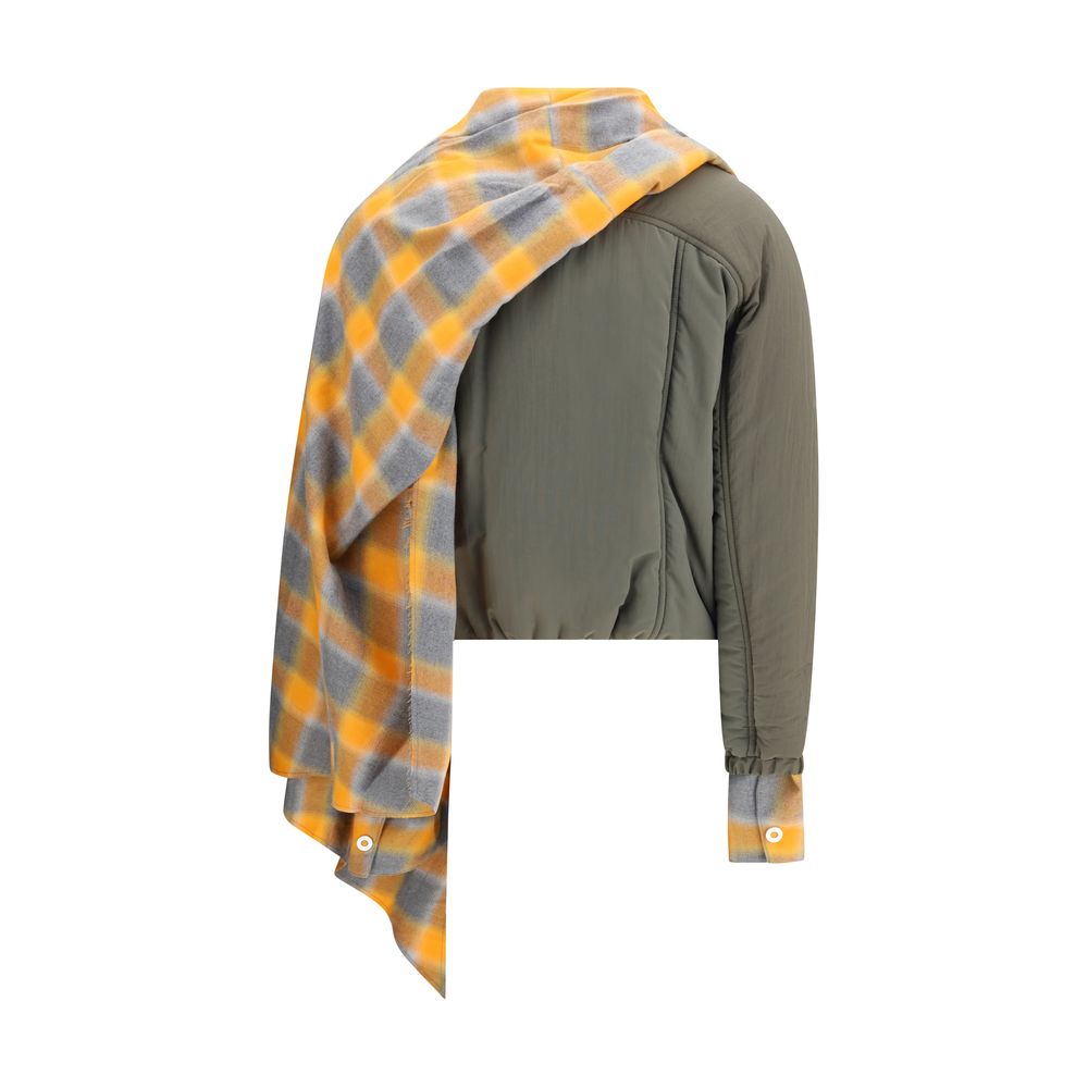 Green Cotton Coat