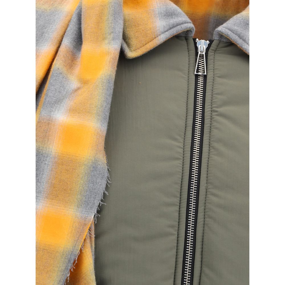 Green Cotton Coat