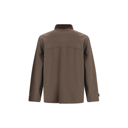 Brown Polyamide Coat