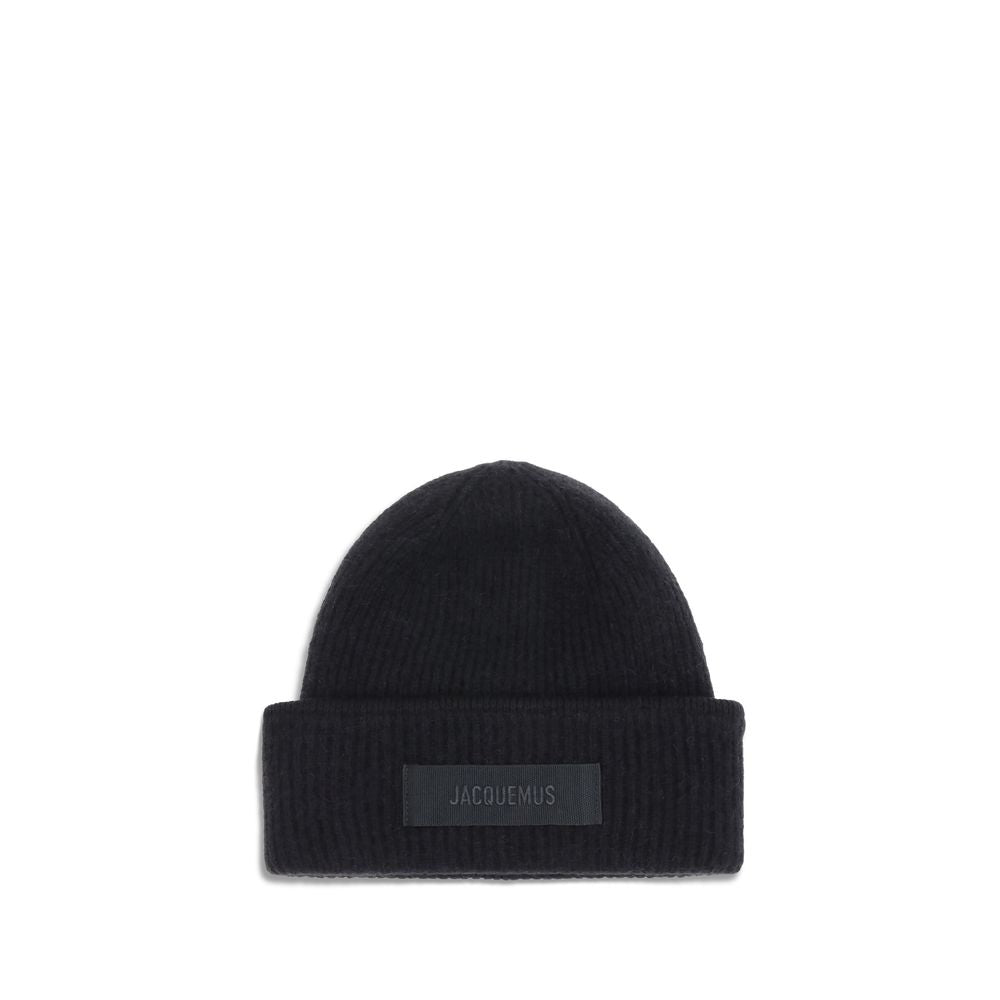 Black Alpaca Vicugna Pacos Beanie
