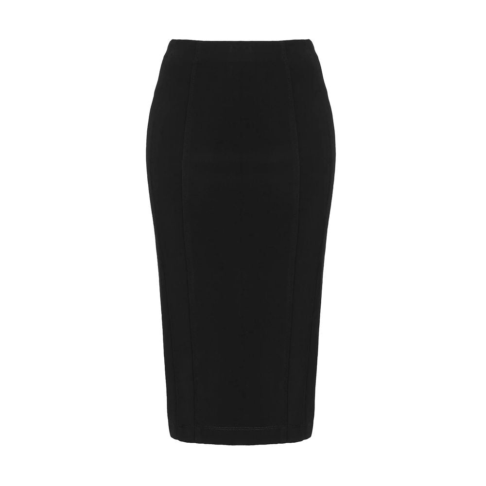 Black Viscose Skirt