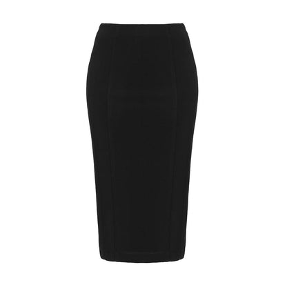 Black Viscose Skirt