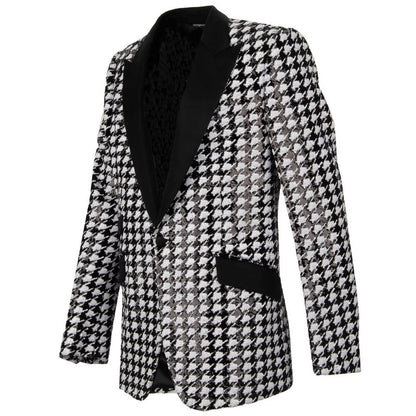 Black Polyester Blazer