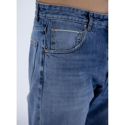 Blue Cotton Men Jeans