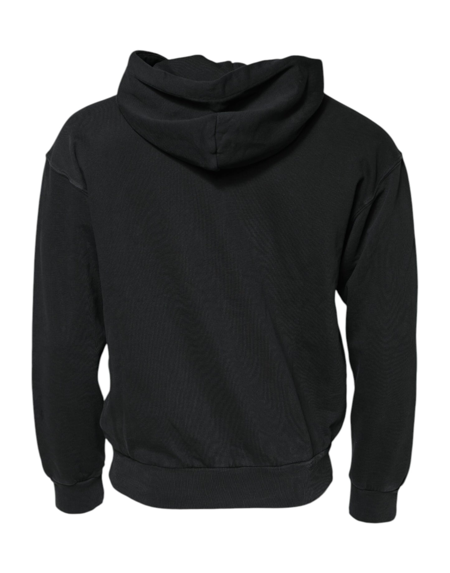 Black Logo FullZip Hooded Sweatshirt Sweater